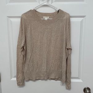 Tan lightweight sweater. Size XL.